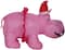 Airblown Hippo With Pink Tutu Inflatable